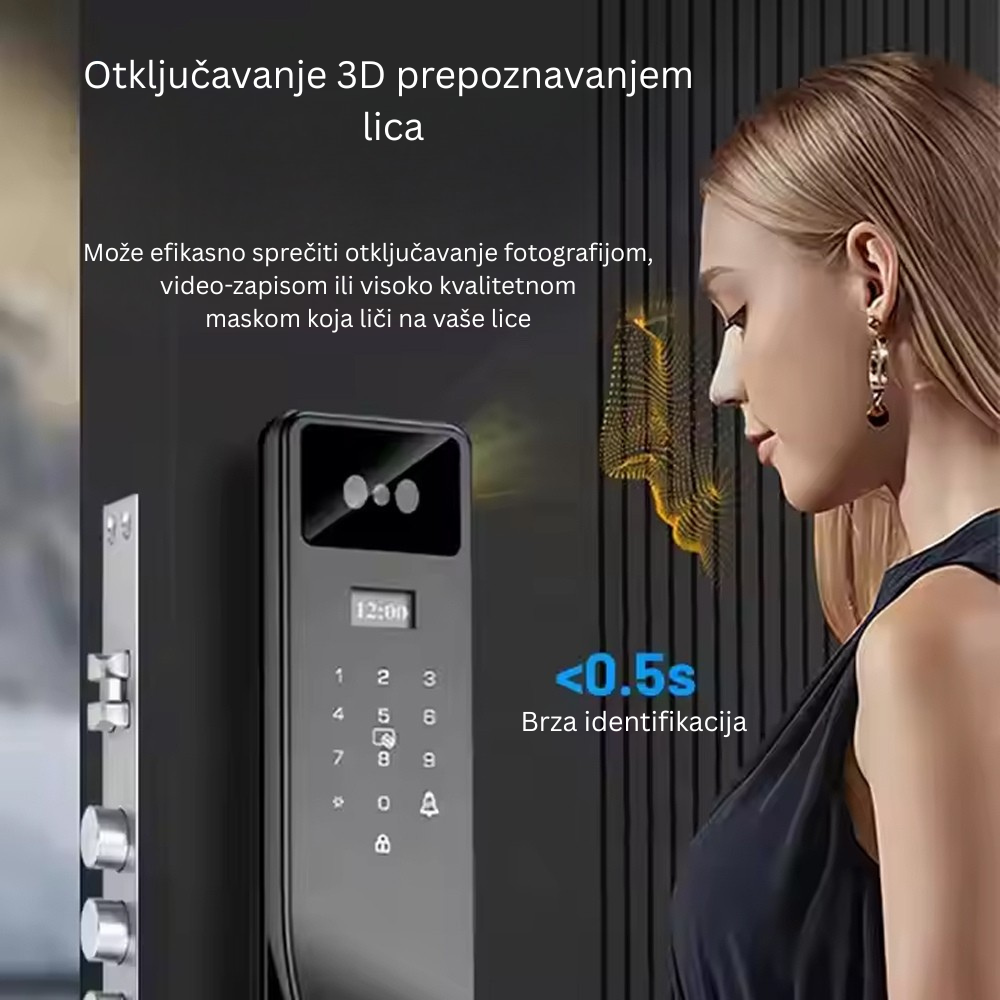 Pametna brava uz prepoznavanje lica R09 - Слика 2