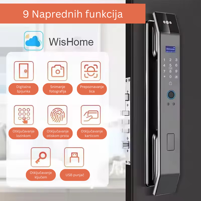 Pametna brava sa 3D prepozavanjem lica XF14 - Слика 3